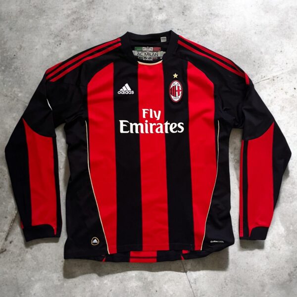 AC Milan 2010/11 Home Adidas Longsleeve