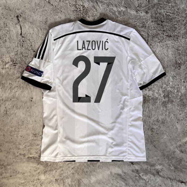 Partizan Belgrad 2014/15 Home Adidas Match Worn 27 Lazović