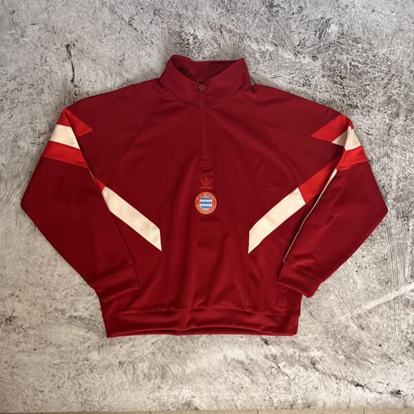 Bluza FC Bayern Adidas Originals Teofil Logo Halfzip