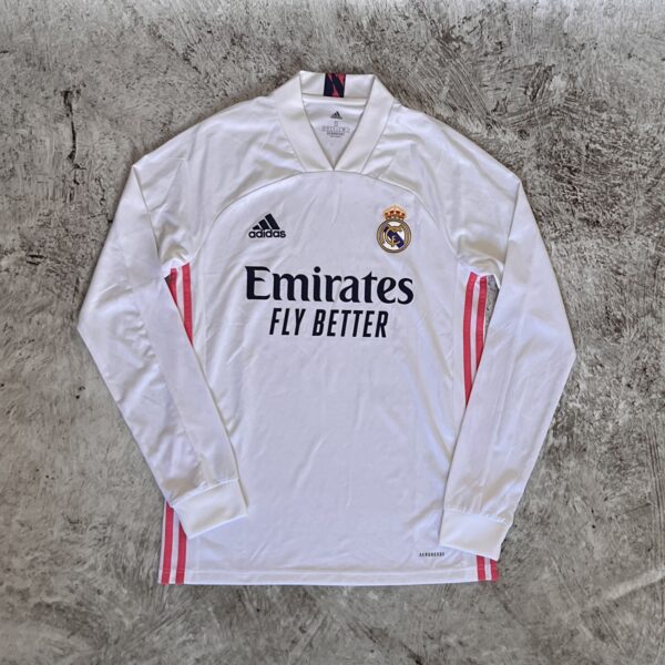 Real Madryt 2020/21 Home Adidas Longsleeve