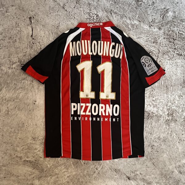 OGC Nice 2012/13 Home Burrda 11 Mouloungui Match Issue