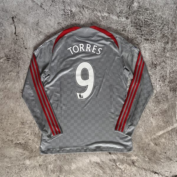 Liverpool FC 2008/09 Away Adidas Longsleeve 9 Torres