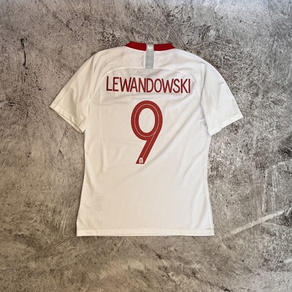 Polska 2018 Home Nike 9 Lewandowski Player issue