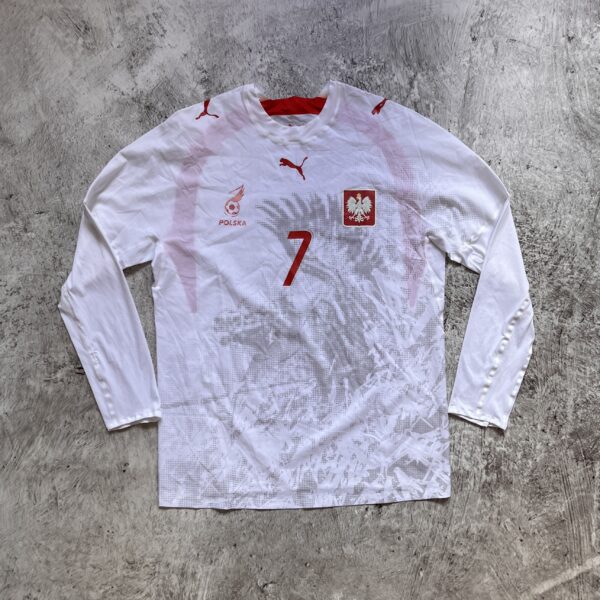 Polska 2006 Home Puma U21 Match Issue Longsleeve